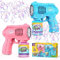 Bombble Automatische Seifenblasenpistole, Seifenblasenmaschine Gun Kinder 10000+ Blasen/Minute mit 130ML Seifenblasenlösung, Blasenspielzeug Geschenk für Kinder/Geburtstag/Party (Blue+Pink)