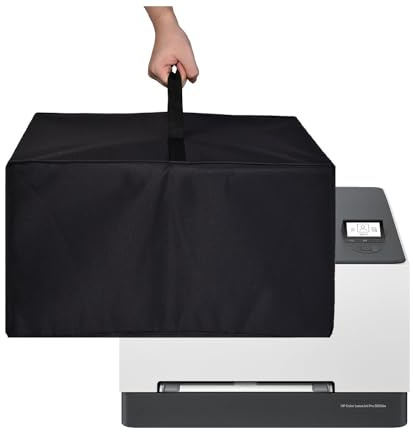 Antistatischer wasserdichter Druckerstaubschutz für HP Color Laserjet Pro 3201dw/M255dw/Brother HL-L3220CDW/HL-L3280CDW Wireless-Drucker (schwarz)