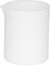 Vaso de Precipitados Resistente a Base ácida PTEE, Taza Medidora Blanca de Alta Lubricación para Laboratorio (50ML)