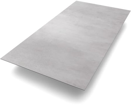 Vinylboden Klebevinyl Beton Nordhorn | Grau Fliesenoptik | 100% wasserfest | 914 x 457 x 2,5 mm | Paket mit 3,3 m² | Fußbodenheizung geeignet | Vinyl zum Kleben | Sehr fußwarm | Bodenglück