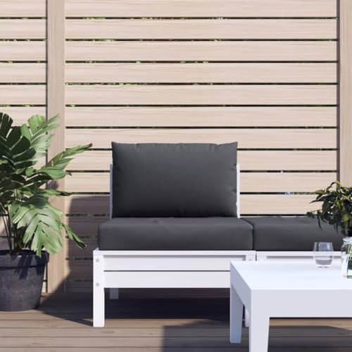 Tidyard Palettenkissen 2-TLG.Palettensofa-Kissen Palettensofa-Auflage Polster Auflage Sitzkissen Palettenpolster Stuhlkissen Sitzauflage Sitzpolster Deko Anthrazit Oxford-Gewebe
