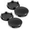 4 Stück Radnabenkappen, Universal Nabendeckel aus Hochwertiges ABS, Schwarz Felgenkappen Ersetzen, Universal ABS Radnabenkappen (OD 60mm ID 56mm)