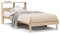 Generisch Kangmusi Massivholzbett mit Regal ohne Matratze 90x190 cm Kiefer, kangmusi855732