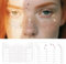 Calker Lot de 12 pierres de tatouage, à paillettes, or rose, pour le maquillage, les imperfections scintillantes, tatouages brillants pour carnaval, fête