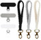 TIESOME 3 Stück Boho Handy Handgelenkband, Baumwoll Handykette Kurz Handy Kette Kurz Handgefertigtes Umhängeband Schlüsselanhänger Armband Universelle Anti Verlust Handykette Für Damen Herren
