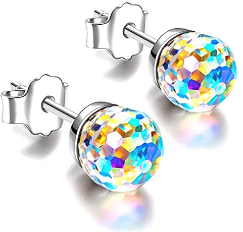 Bunte magnetische Schlankheits-Ohrringe für Damen, Lymph-Akupressurtherapie, Pflege, Fitness, Magnetschmuck, N1e7