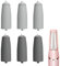 6 Stück Pediküre-Ersatzköpfe für Flawless Pedi, Elektrowerkzeug-Fußfeile, Elektrischer Kallusentferner Pedi Ersatzrollenkopf Fit Finishing Touch Flawless Pedi (Pediküre-Werkzeuge Nicht Enthalten)