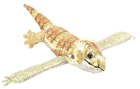 Wild Republic Huggers Bearded Dragon, Kuscheltier, 20 cm, Plüschtier, Füllung aus gesponnenen recycelten Wasserflaschen, Bartagame