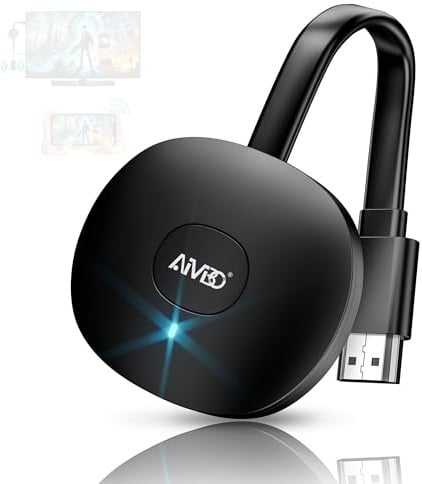Adaptateur HDMI sans Fil,SOCLLLife HD Dongle HDMI sans Fil, Miracast HDMI Display Adapter Dongle, Ordinateur Portable/Téléphone/Tablette Android/OS/Windows/Mac OS vers Un PC/Moniteur/Projecteur HDTV