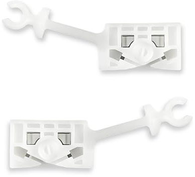 1neiSmartech Set 2 Clip Riparazione Regolatore Alzacristalli Finestra Porta Anteriore Destra e Sinistra Compatibile Con Alfa Romeo 147 2000–2010 Ricambio Aftermarket per Finestrino