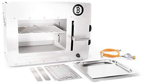 Beefer Original XL Chef | Made in Germay I Der Original 800 Grad Premium Oberhitze Gasgrill | Vollständig aus Edelstahl | Innenraum verschweißt | Der Hochleistungsgrill mit Gastrozulassung