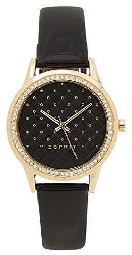 ESPRIT Damen Analog Quarz Uhr mit Leder Armband ES109572003