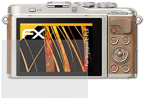 atFoliX Screen Protector compatible with Olympus E-PL9 Screen Protection Film, anti-reflective and shock-absorbing FX Protector Film (3X)