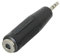121AV 2.5mm Male to 3.5mm Female Stereo Jack Headphone Adapter