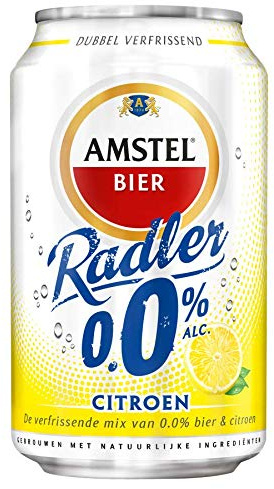 Amstel Radler Citroen 0% (24 lattine da 0,33 l) Radler senza alcol