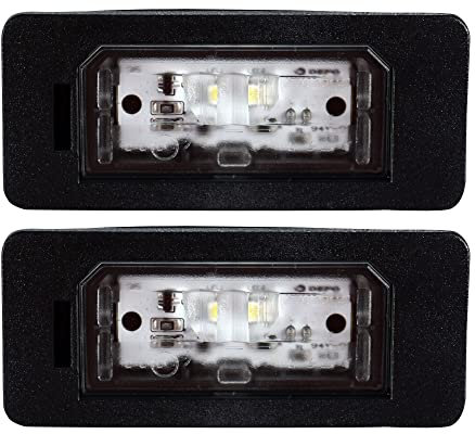 BESTPRICE 2x KENNZEICHENLEUCHTE KENNZEICHEN BELEUCHTUNG KENNZEICHENLEUCHTUNG NUMMERNSCHILD BELEUCHTUNG NUMMERNSCHILDLEUCHTE LED