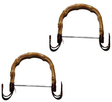 Bamboo Handles x 2-10cm - Replacement Handle for Chinese Teapot - Lacquered