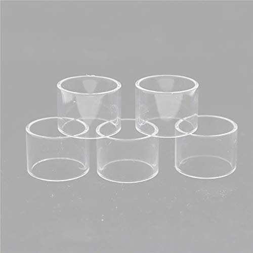 Denghui-ec 5PCS Ersatzglas Tube for UWELL Whirl 22 2ml / 3.5ml (Farbe : Straight Glass 2ml, Größe : 5PC)