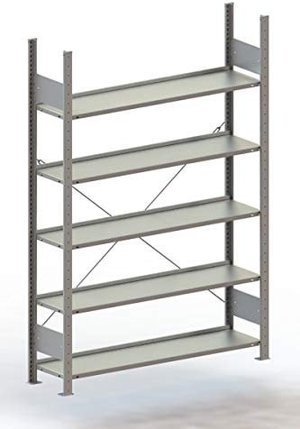 Meta - Steckregal 1850x1250x300 mm verzinkt Fachlast 80 Kg