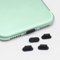 5pcs Anti Dust Plugs Compatible with iPhone 12/12 Pro/11/11 Pro Max/SE/XR/X/8 Plus/8/7, Silicone Dust Plugs Anti-dust Plugs Caps Charging Port and Earphone Jack Protector for iPad Air Mini Pro Black