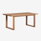 SKLUM Rechteckiger Gartentisch 180x90 cm aus Akazienholz Saveria -