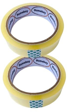 2 Pack - Cellotape Strong Clear Packing Tape Rolls Extra Long | 24mm x 40m | Packaging Sellotape Parcel Cellotape Transparent…