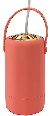 Sèche-Linge Portable, Petit Sèche-Linge Portable avec Tuyau de Séchage de Chaussures pour Les Voyages, la Maison, Le Linge, Orange (Prise UE 220V)