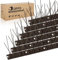 OFFO Pinchos Antipalomas,Pinchos para Palomas de Premontados 78cm,Pinchos Palomas Exterior Resistente para Balcones,techos,Jardines o barreras privadas,Antipalomas Marrón