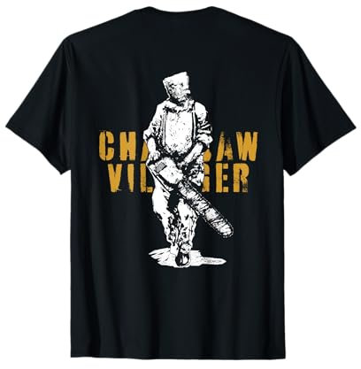 Capcom RESIDENT EVIL 4 Chainsaw Villager Black Cotton T-Shirt