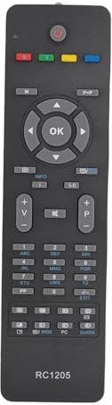 Universal Remote Control Replacement Compatible with Most TV Models, Replacement Remote Control for Hitachi for Murphy for Sanyo for Techwood for Xenius for Bush Television