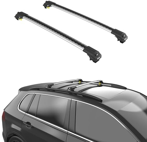 TURTLE kompatibel mit Jeep Renegade (Bu) 2015-2024 Air1 Dachträger | GRAU