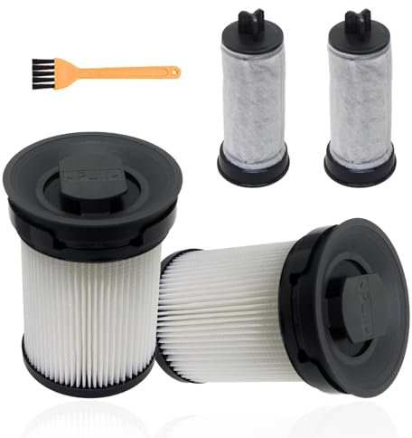 Fine Dust Filter, 2 PACK Replacement for Miele TriFlex HX1 FSF Pro Cat & Dog Cordless Stick, Vacuum Cleaner Part # 11289902, 11385020, 41996704EU1 HEPA Filter