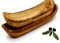 DAGDEG Obst- und Brotschale rustikal aus Olivenholz, Baguette Schale, Schale länglich Holz, Deko Holzschale,Rustikale Olivenholz Schale, ca. 35 cm, Handmade