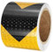 PATIKIL Ruban Réfléchissant Adhésif Flèche Jaune Noir 1 Rouleau 10cm x 20 Mètres Ruban Adhésif Réfléchissant de Sécurité Imperméable pour Camions, Remorques, Voitures