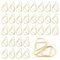 Büroklammern Motiv Gold Klein 200 Stück Kleine Wasser Tropfenform Büroklammern Wassertropfen Papierklammern Metall für Buch Büro