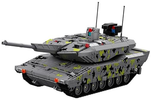SAYN WW2 Militär Panzer Klemmbausteine Bausteine, 2235 Teile Technik Militär WW2 Panther KF51 Leopard Panzerwagen Modellbausatz, Kompatibel mit Lego