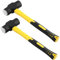 SOUJAP 2 PCS 4lb Lump Hammer, Small Sledge Fibreglass Hammer for Gardening Landscaping