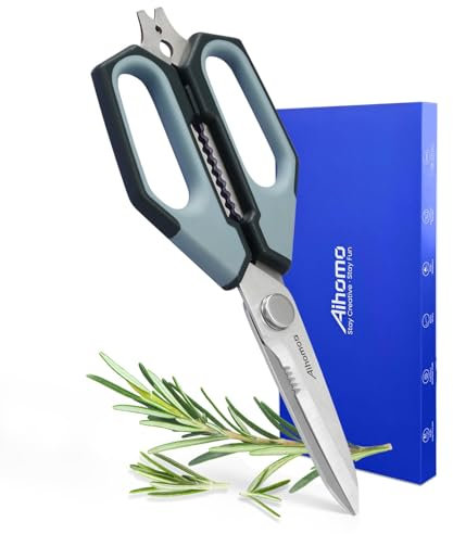 Premium Kitchen Scissors with Removable Blades | Dishwasher-Safe Stainless Steel for Meat, Chicken, Fish, Vegetables | Heavy Duty Detachable Kitchen Shears UK Household Use & Compact Gift Box