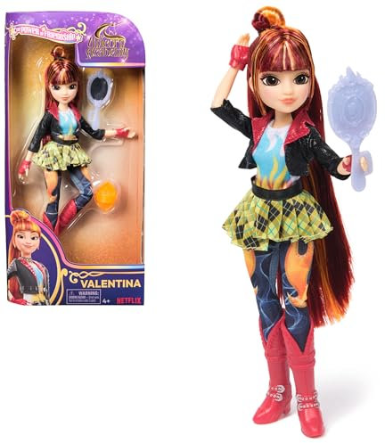 Unicorn Academy Ankleidepuppe Valentina - die Originalpuppe zur beliebten Netflix-Serie, 24 cm groß, mit echtem Haar, abnehmbarer Kleidung und Accessoires, für Kinder ab 4 Jahren