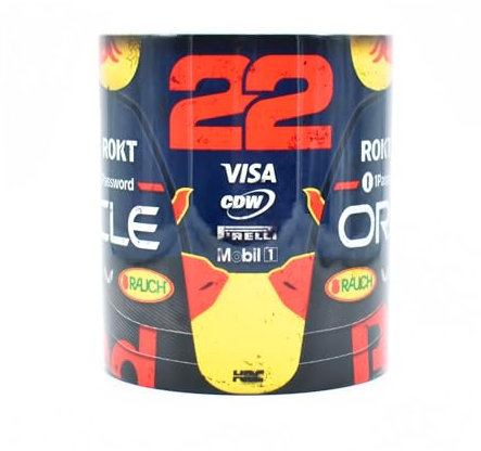 Tsunoda #22 2025 Mug - Formula Racing Car - Red Blue Carbon Fiber - Race - Yuki - Max - Gifts Ideas - One - Art - Bull - Coffee Tea Cup - Fans - Merch - RB - Team - Grand Prix - Motorsport