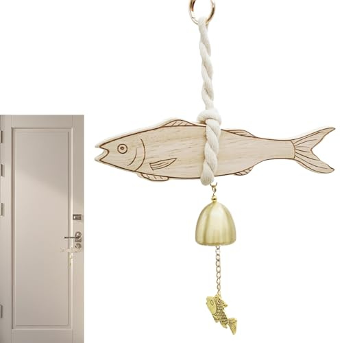 Hiemible Läuteglocke Für Tür | Warmes Holz Schlafzimmer Klingel | Wohndekor Klingel Multifunktional für Wohnung Atelier Apartment Shop Café