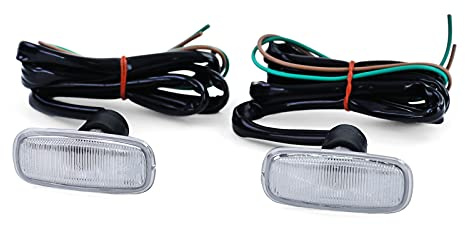 Seitenblinker weiß Paar für Audi A8 4G A4 8D2 A3 8L A6 C5 TT 8N A2
