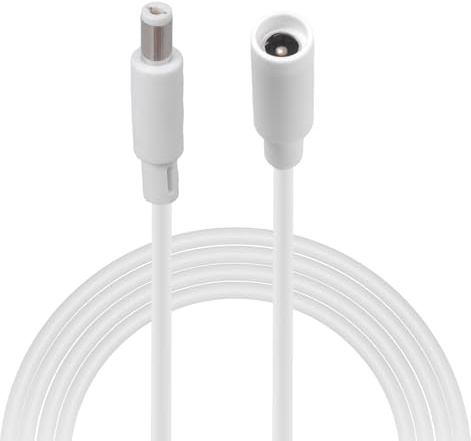 EXQIOUR Viaggio DC5521 Cavo di Alimentazione Linea di Filo ABS Alloggiamento Corrente 36W Capacità Compatibile Per Luci LED Ventola di Raffreddamento Montaggio A Soffitto Macchina Fotografica Cavo