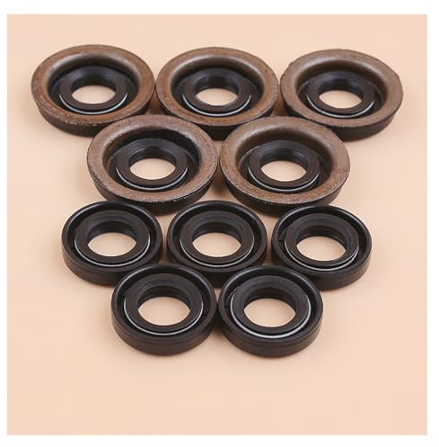 5Set 2500 25cc Kit de joint d'huile tronçonneuse for Zenoah for Komatsu G2500 petites pièces rechange tronçonneuses à gaz