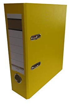 5x Ordner / DIN A5 / 75mm / Farbe: gelb