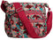 Damen Umhängetasche mit mehreren Taschen, für Einkaufen, Wandern, täglichen Gebrauch Gr. 38, Camo Red