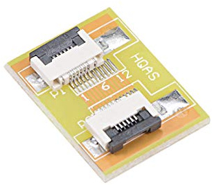 sourcing map Erweiterung Anschluss Adapter 0.5mm Pitch 6 Stifte auf 6 Stifte für FFC FPC Kabelverlängerung ZIF HDD