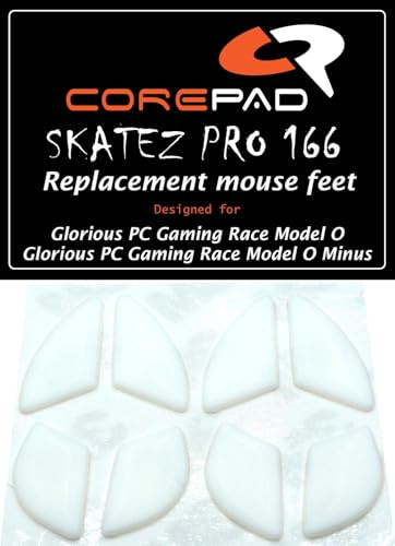Corepad Skatez - PRO 166 - Glorious PC Gaming Race Model O/Model O- Ersatz Mausfüße Replacement Mouse Feet