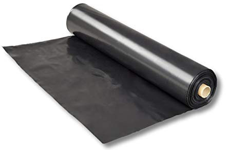 dm-folien Abdeckfolie in Schwarz I 4 x 50 m I 80 μ I Maler-Abdeckfolie aus umweltfreundlichem LDPE I Reißfeste Abdeckplane für Malerarbeiten I Plastikfolie zum Abdecken von Holz, Boden & Möbel