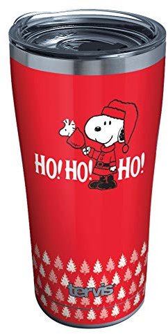 Tervis Peanuts Ho Christmas Insulated Tumbler, 20oz, Stainless Steel